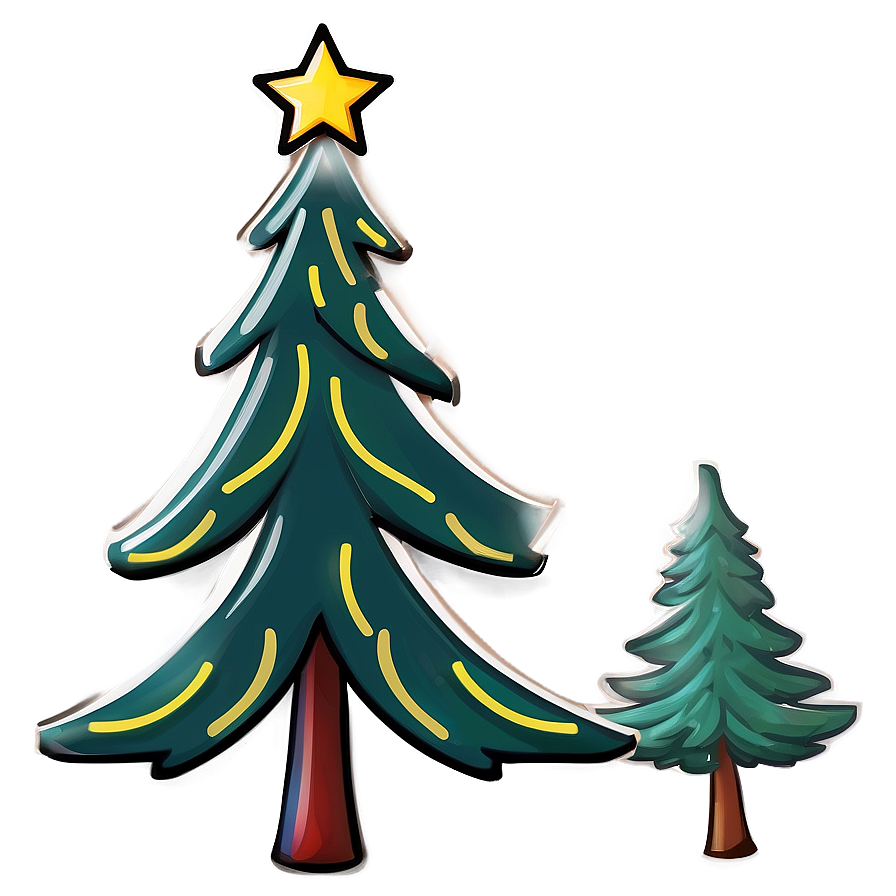 Minimalist Spruce Tree Icon Png Qmn72 PNG Image