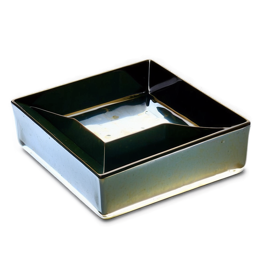 Minimalist Square Ashtray Png Wxr11 PNG Image