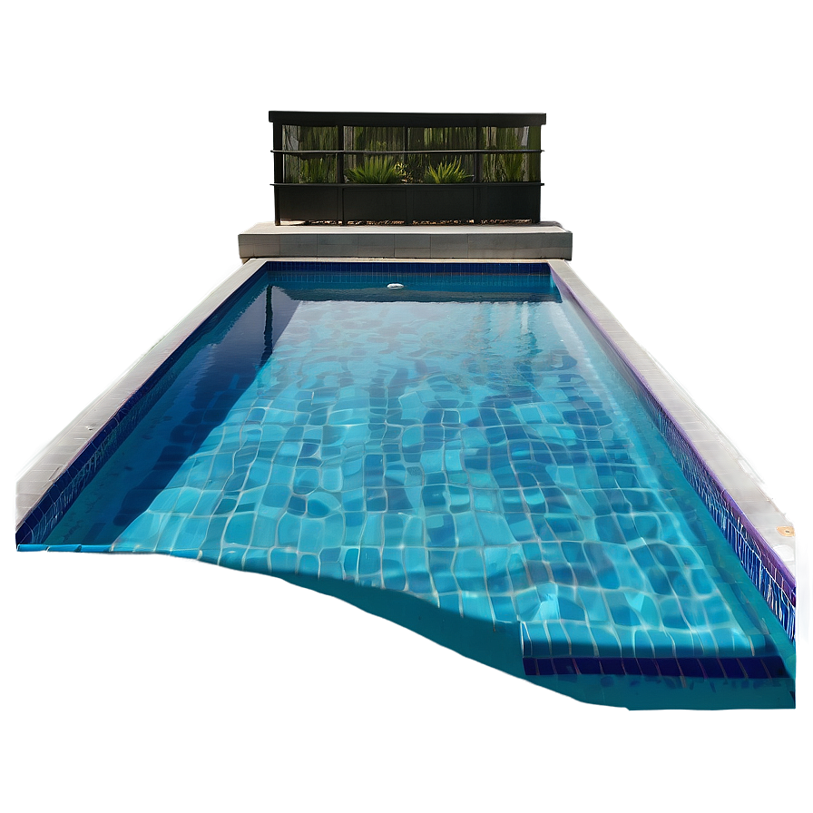 Minimalist Swimming Pool Png 06122024 PNG Image