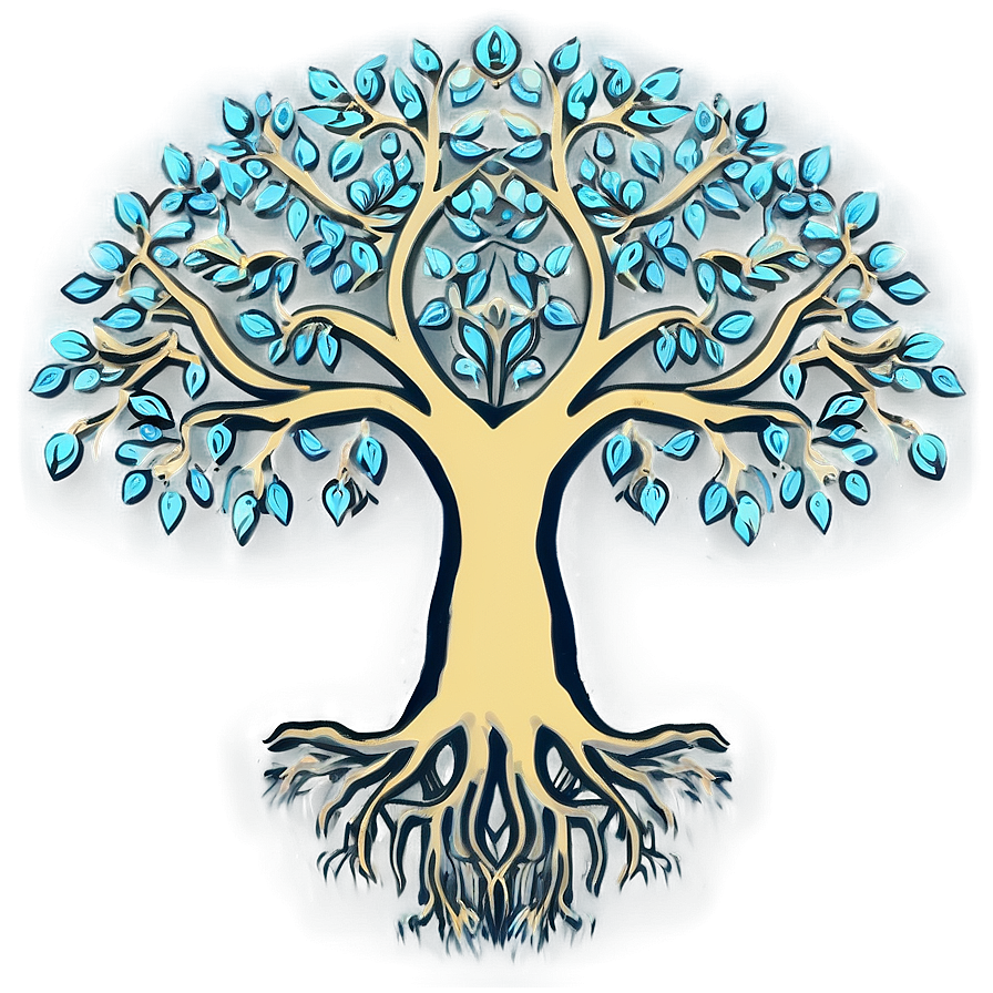 Minimalist Tree Of Life Outline Png 23 PNG Image