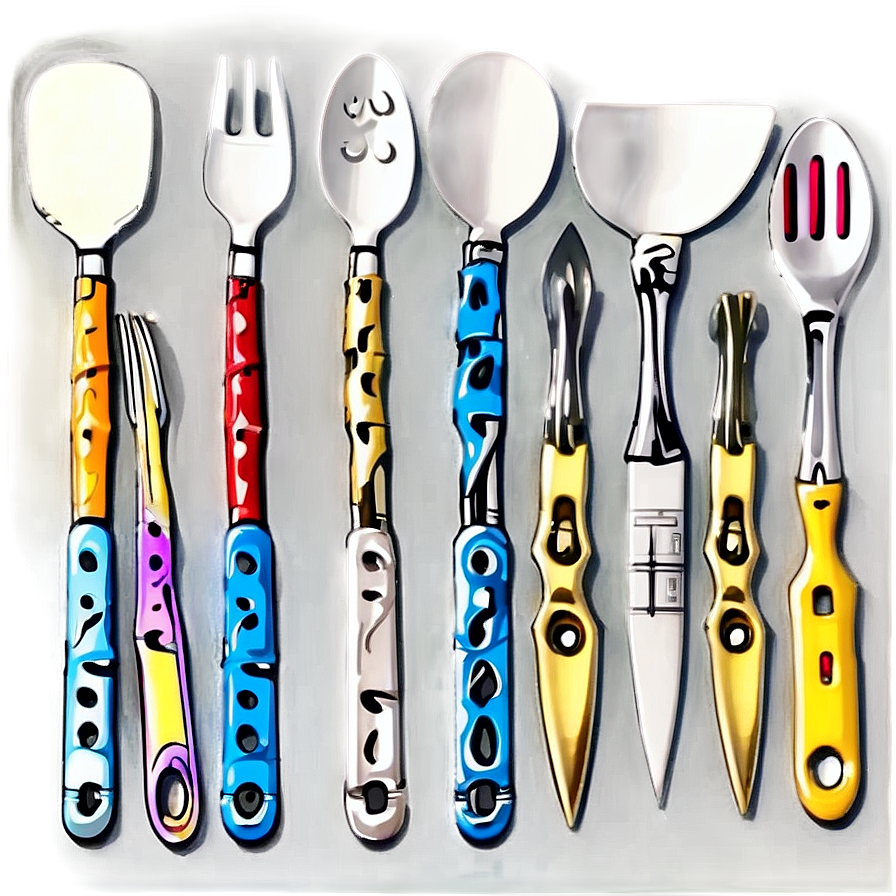 Minimalist Utensils Collection Png Uqk51 PNG Image