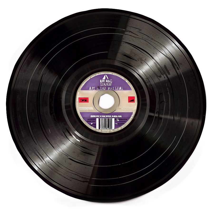 Minimalist Vinyl Record Design Png Ksj PNG Image