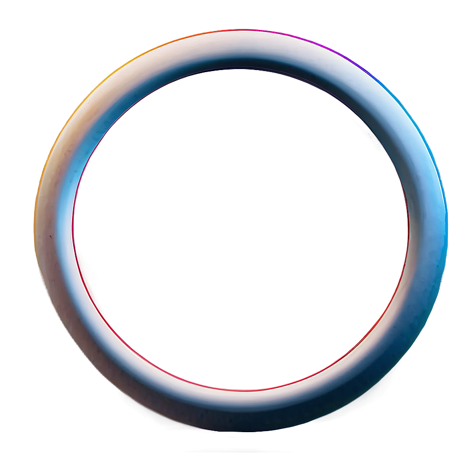 Minimalist White Circle Design Png Ymg PNG Image