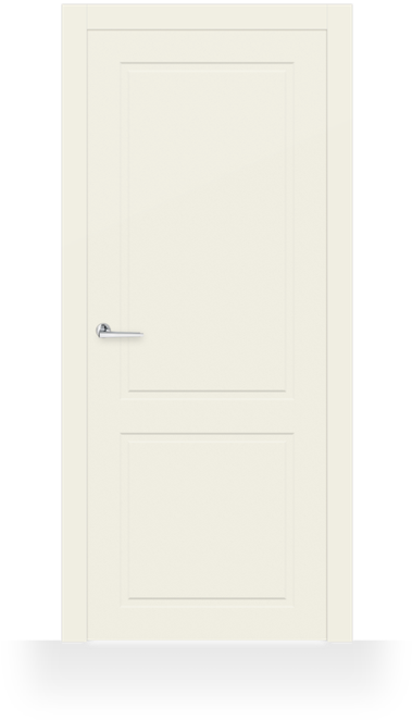 Minimalist White Door Design PNG Image