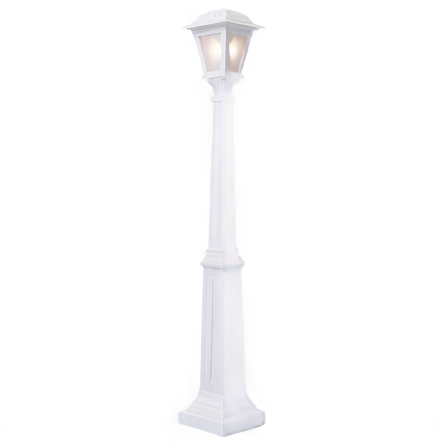 Minimalist White Light Post Png 11 PNG Image