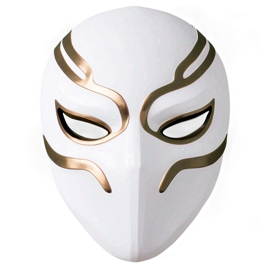 Minimalist White Mask Png Xrr PNG Image