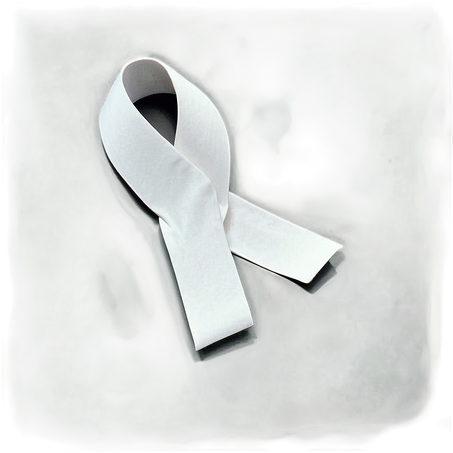 Minimalist White Ribbon Png 06122024 PNG Image