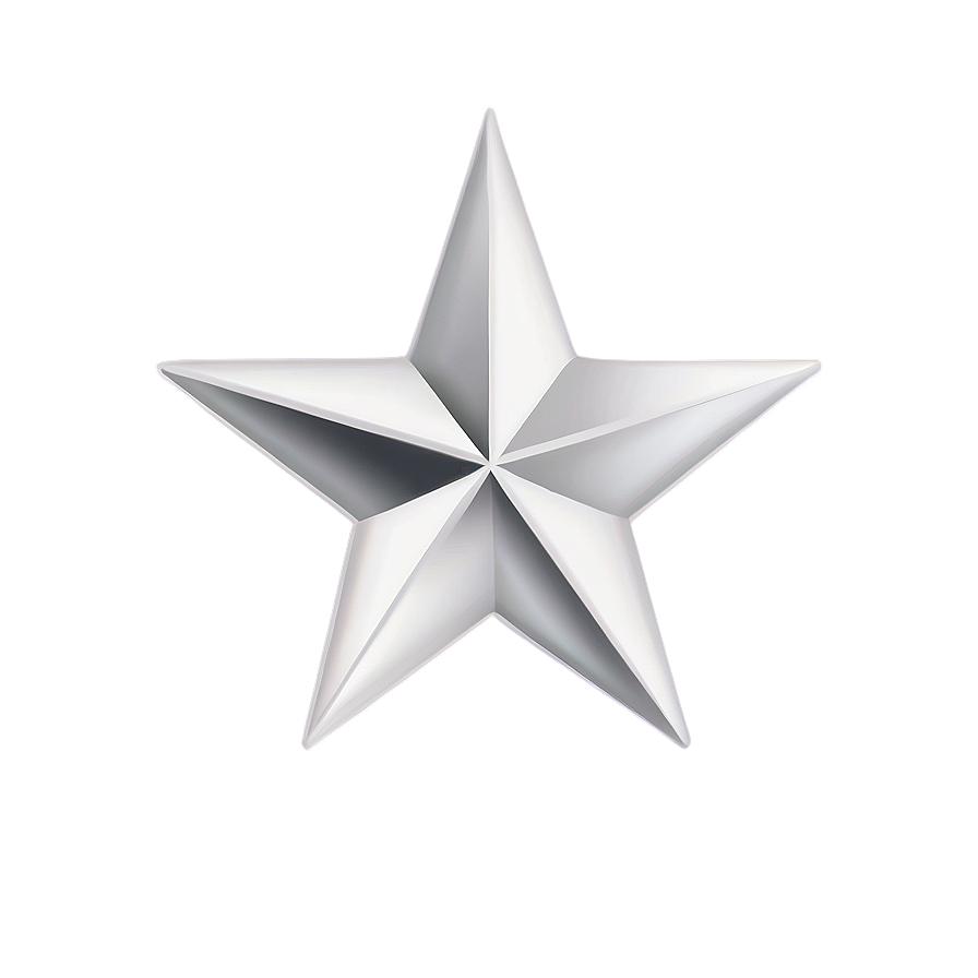 Minimalist White Star Image Png Vlg48 PNG Image