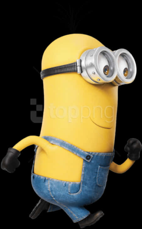 Minion Character Clipart PNG Image