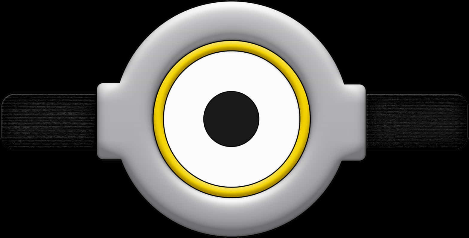 Minion Goggle Closeup PNG Image