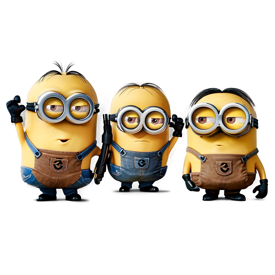 Minions 3d Png Six PNG Image