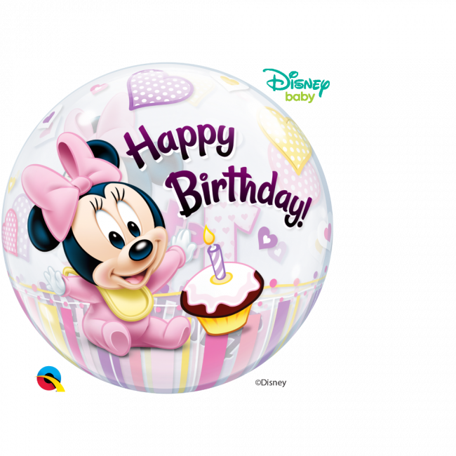 Minnie Mouse Birthday Balloon PNG Image