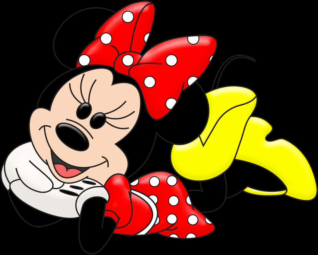 Minnie Mouse Classic Pose PNG Image