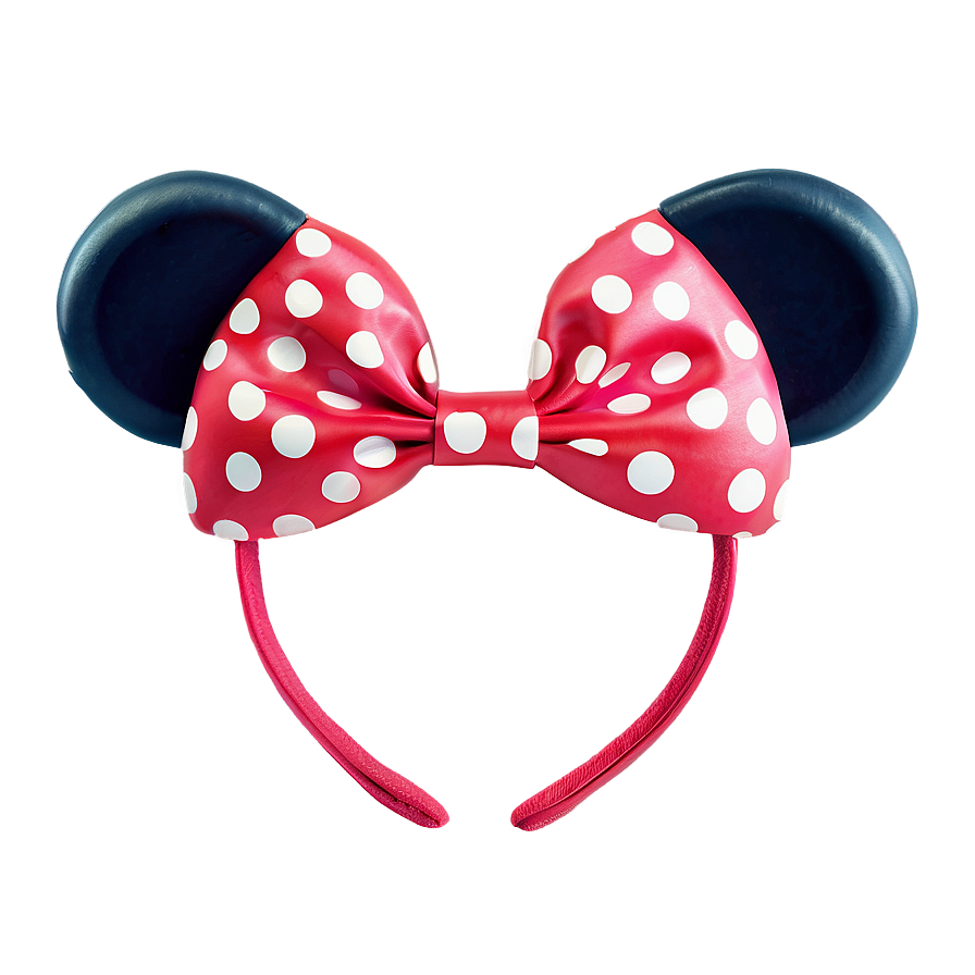 Minnie Mouse Ears B PNG Image