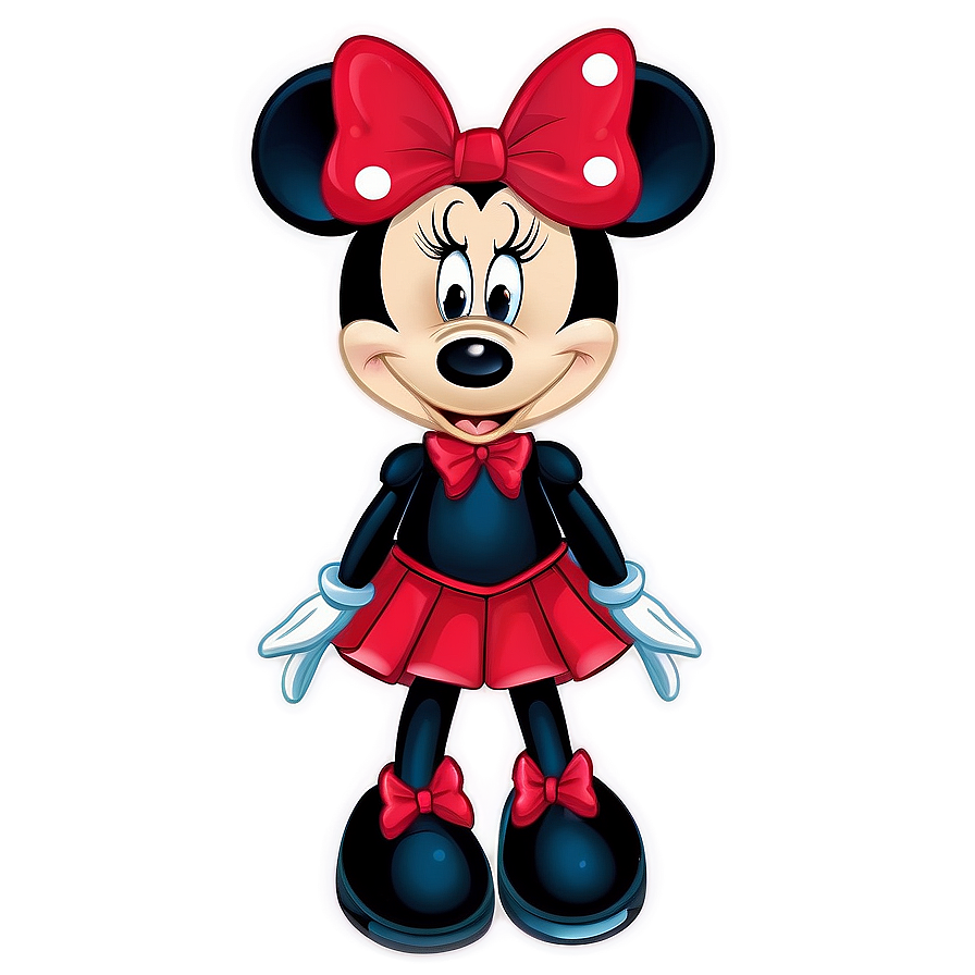 Minnie Mouse School Girl Png Uey3 PNG Image