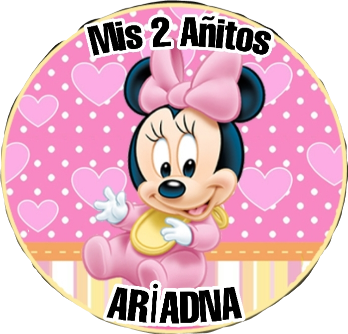 Minnie Mouse2nd Birthday Celebration PNG Image