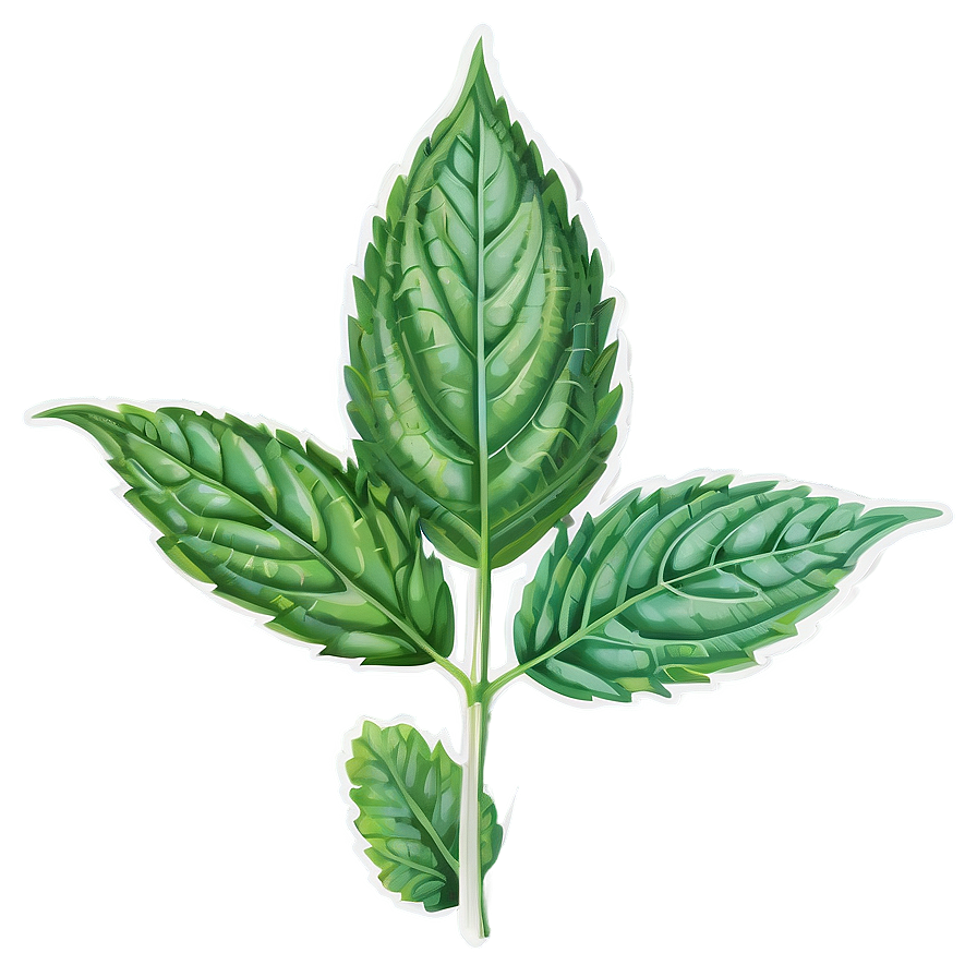 Mint Leaf Wellness Png Xbu PNG Image