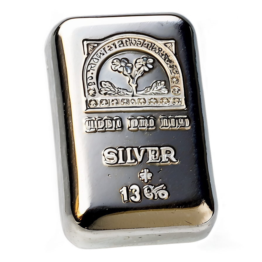 Minted Silver Bar Png 16 PNG Image