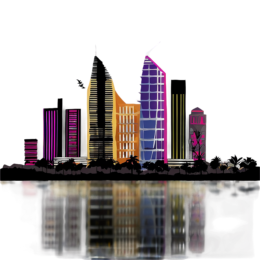 Mirage Mirage Cityscape Png Lhm13 PNG Image