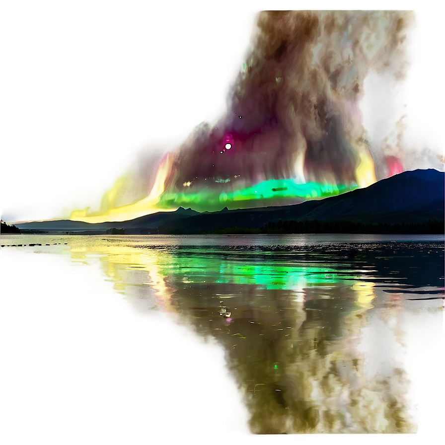 Mirage Of The Northern Lights Png Oyq55 PNG Image