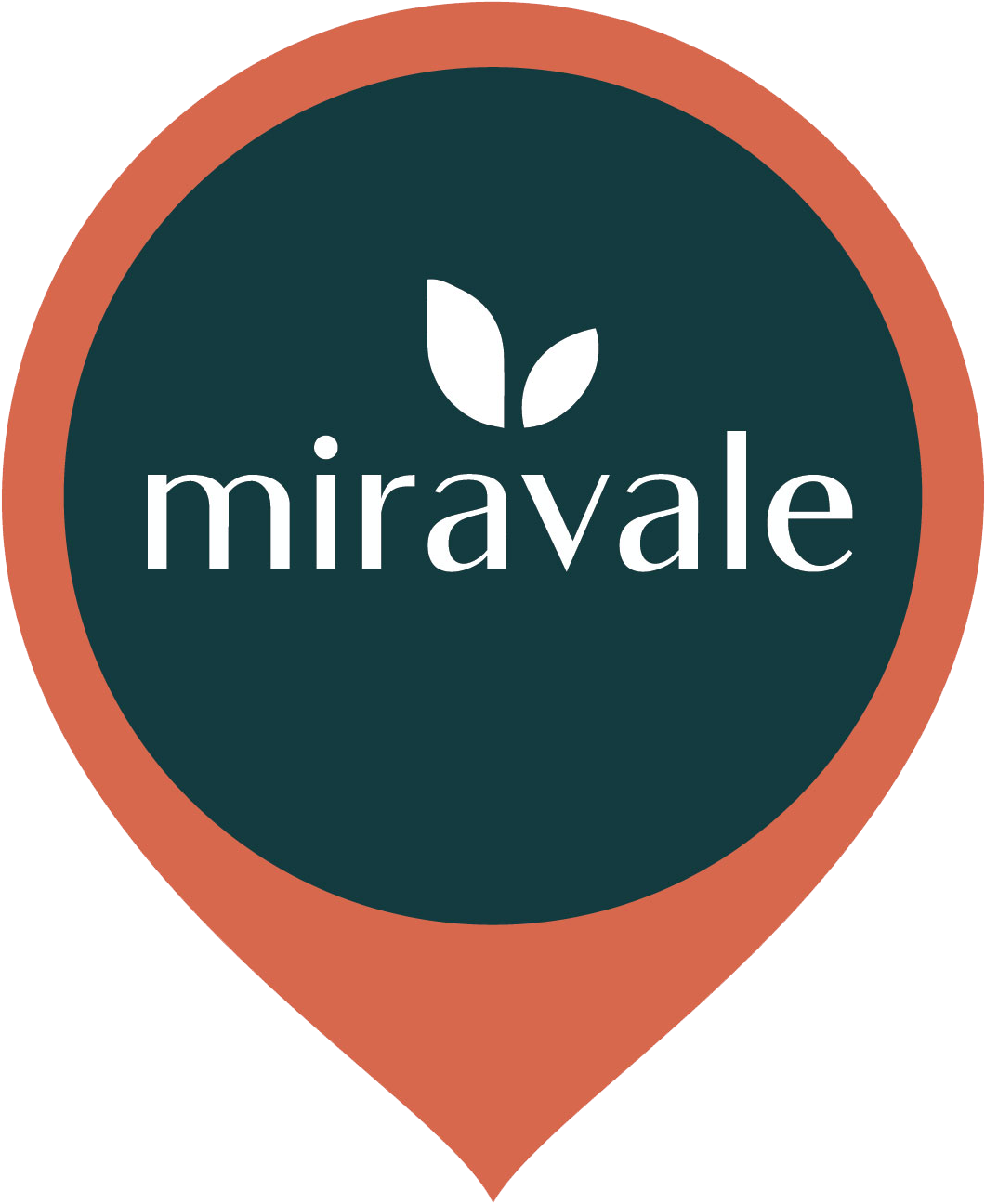 Miravale Map Pin Logo PNG Image