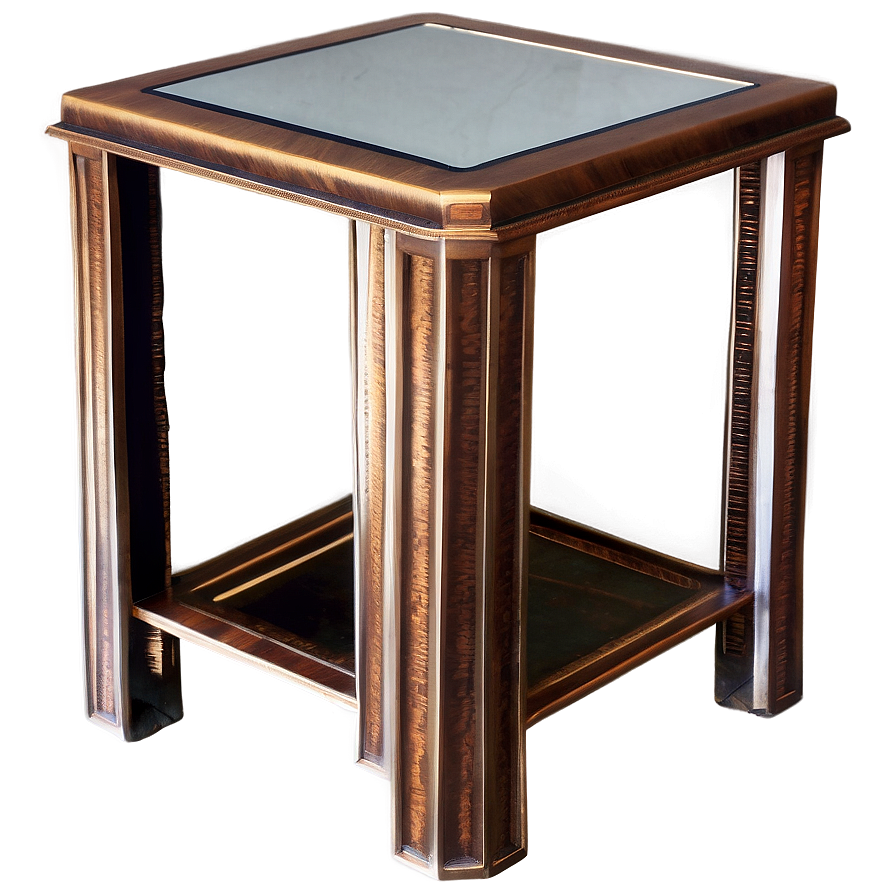 Mirrored End Table Png 06292024 PNG Image