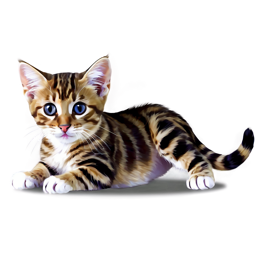 Mischief Kitten Design Png Yqk PNG Image