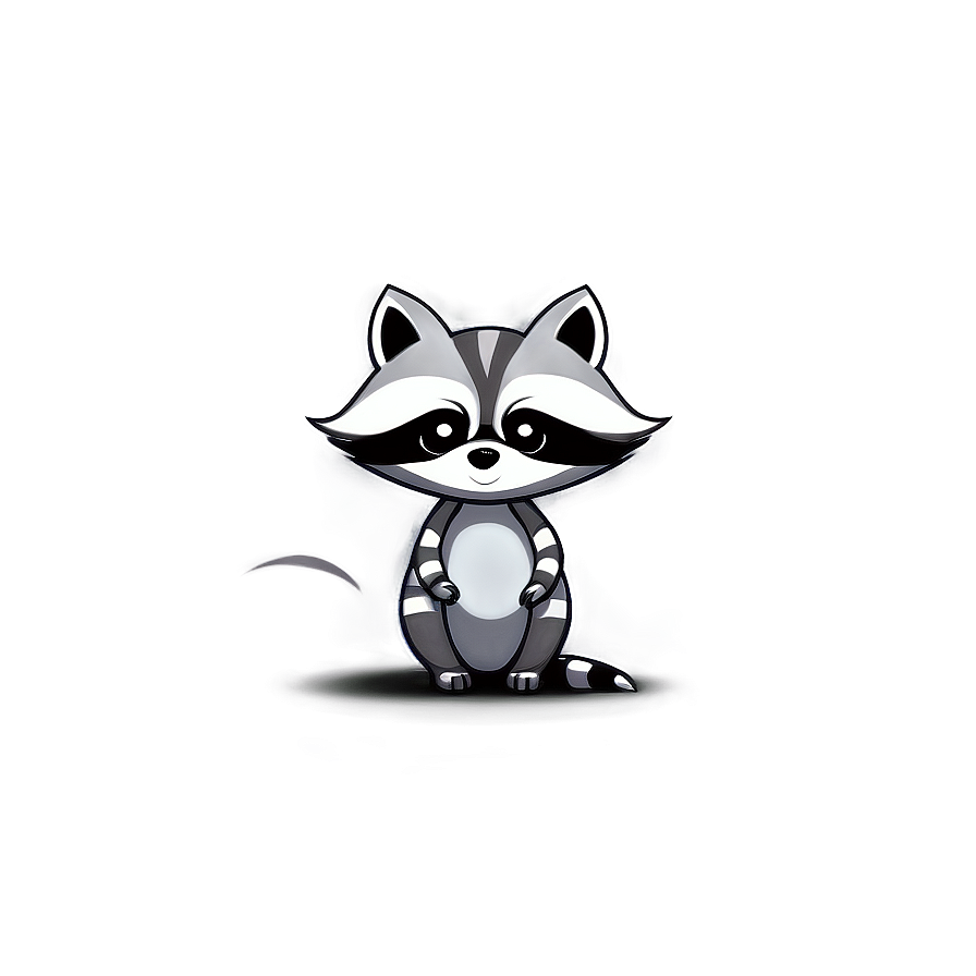 Mischievous Raccoon Art Png 41 PNG Image