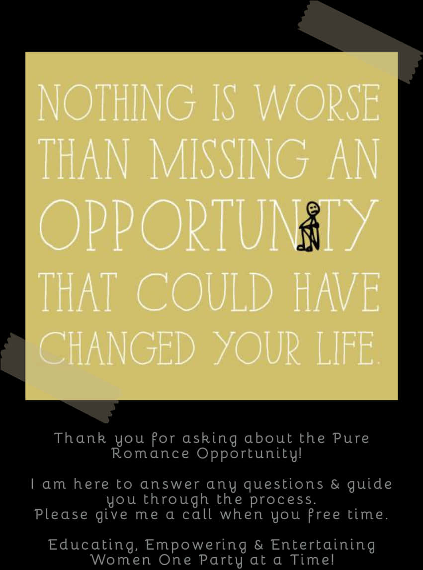 Missed Opportunity Stickman Poster PNG Image