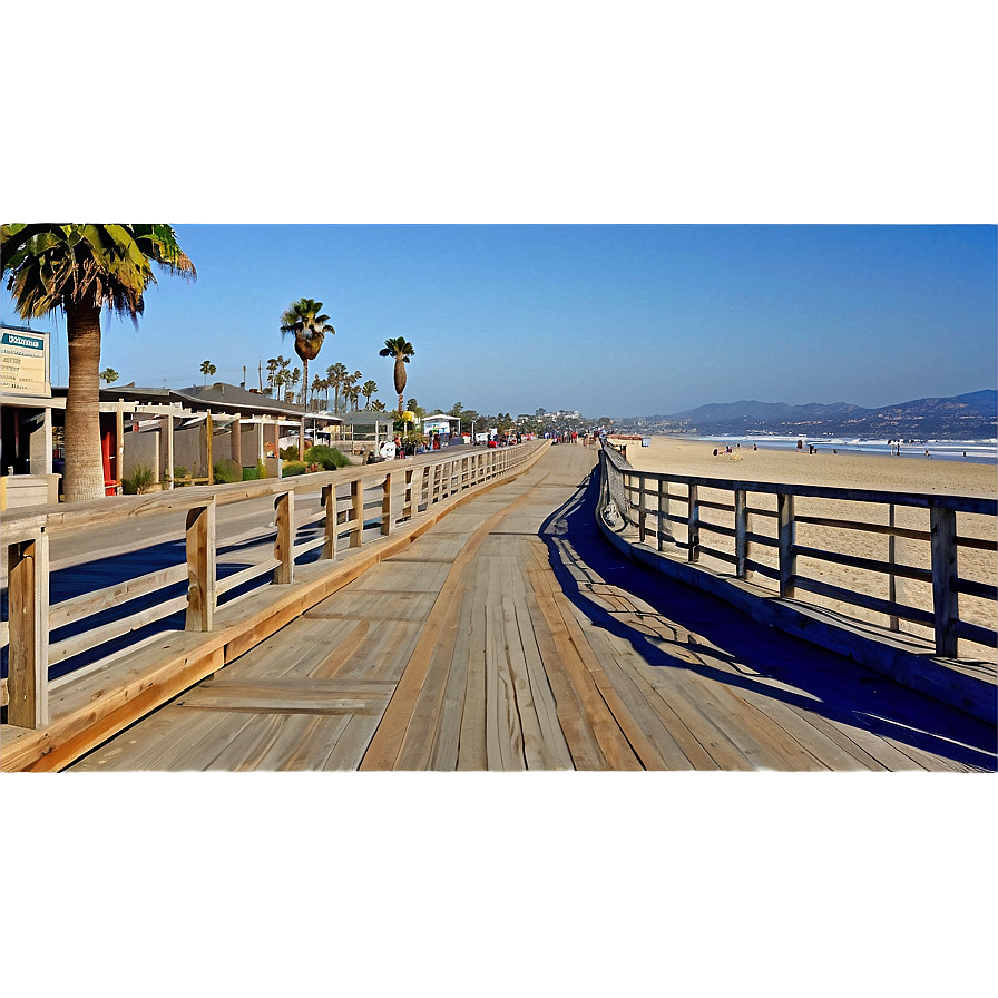 Mission Beach San Diego Boardwalk Png 51 PNG Image