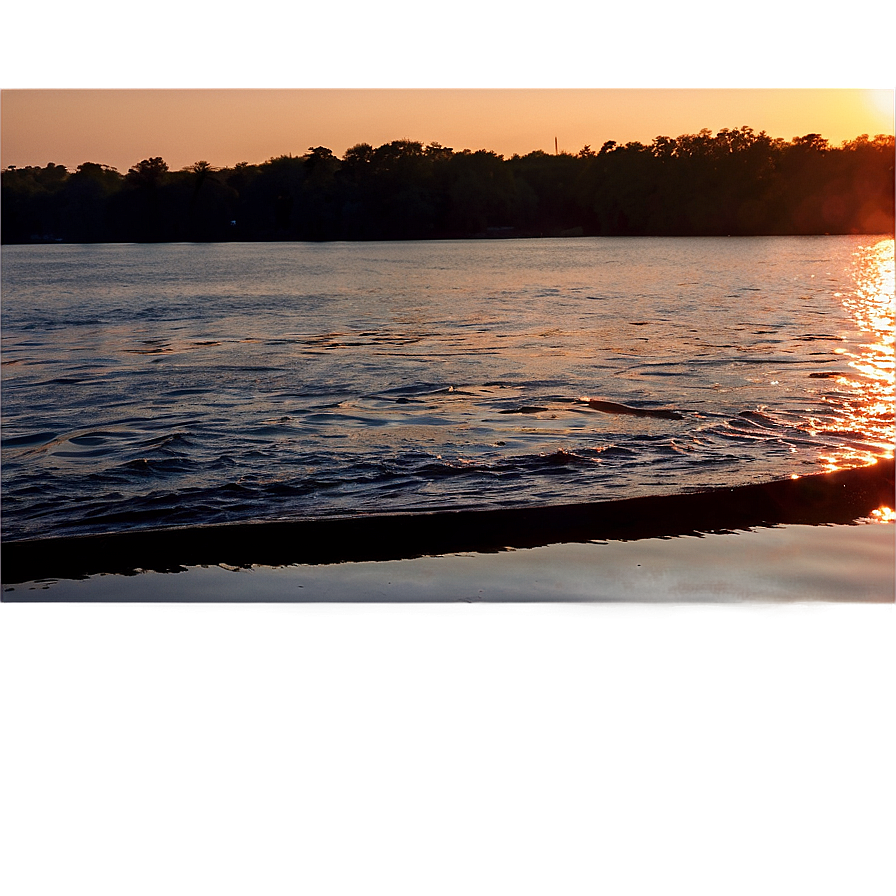 Mississippi River Sunset Png 06252024 PNG Image