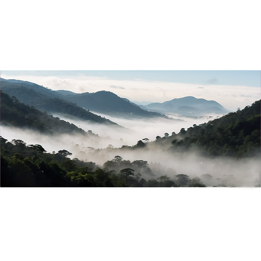 Mist Covered Hills Png 05242024 PNG Image