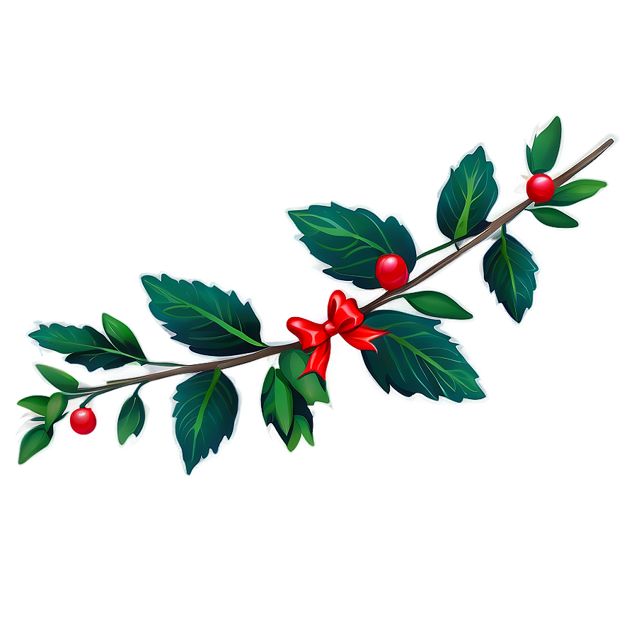 Mistletoe Garland Png 05242024 PNG Image