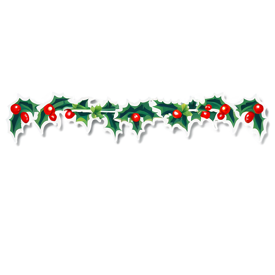 Mistletoe Garland Png Mcc9 PNG Image