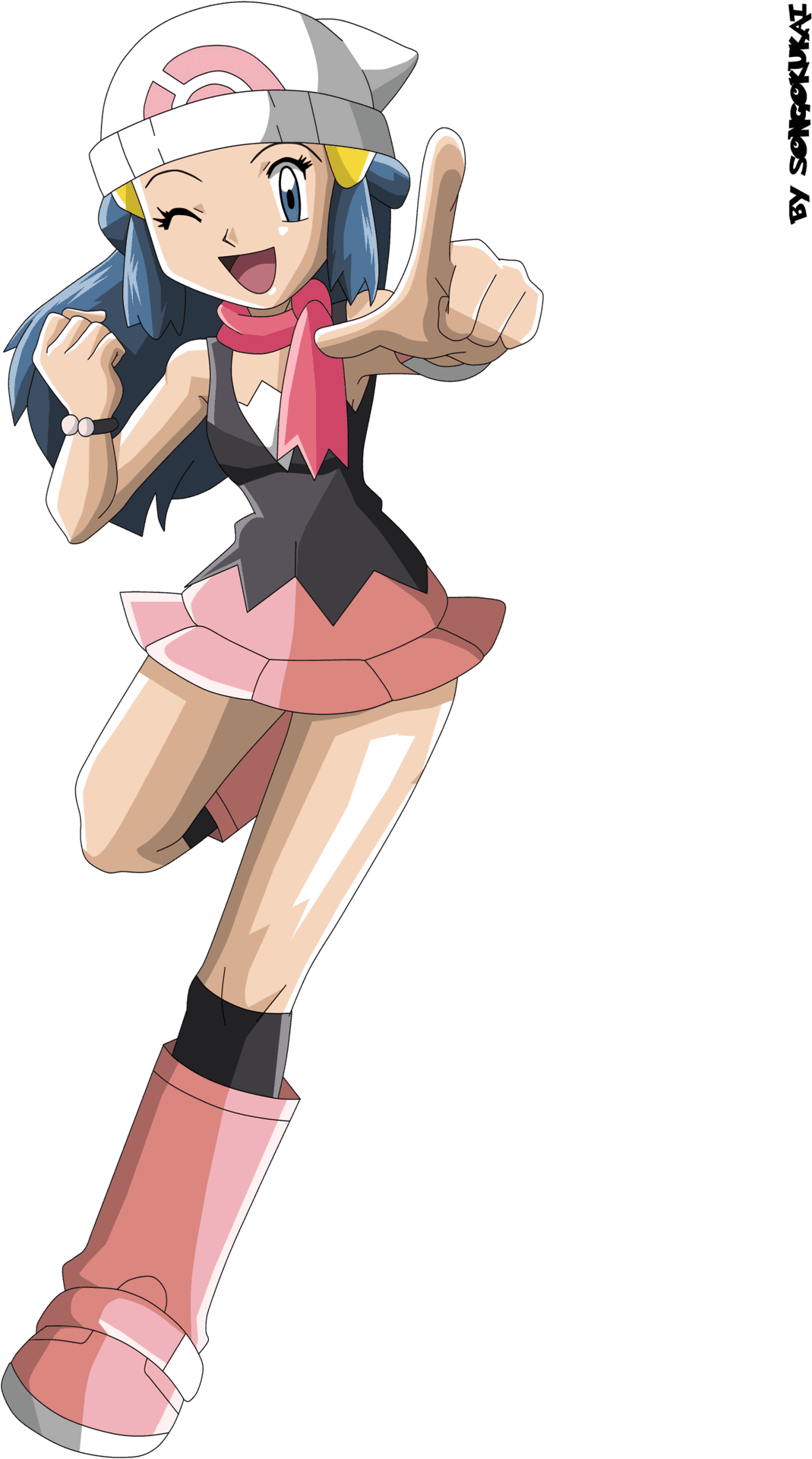 Misty Pokemon Animated Character Pose PNG Image