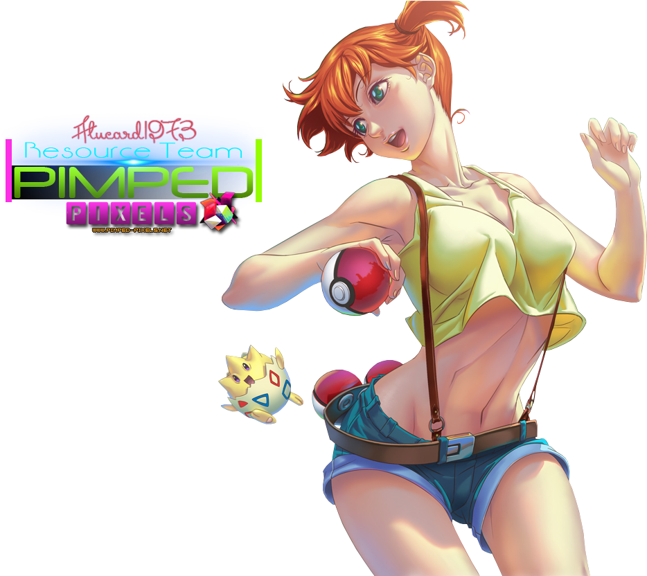 Misty Pokemon Fan Art PNG Image