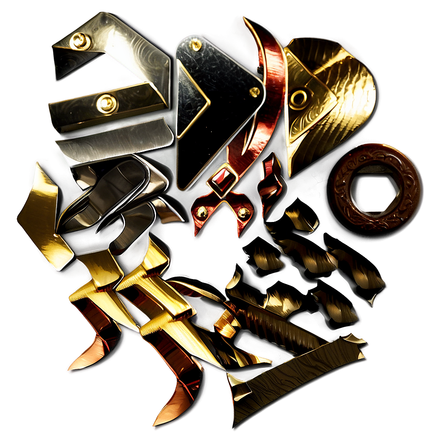 Mixed Metal Scraps Png Vwp56 PNG Image