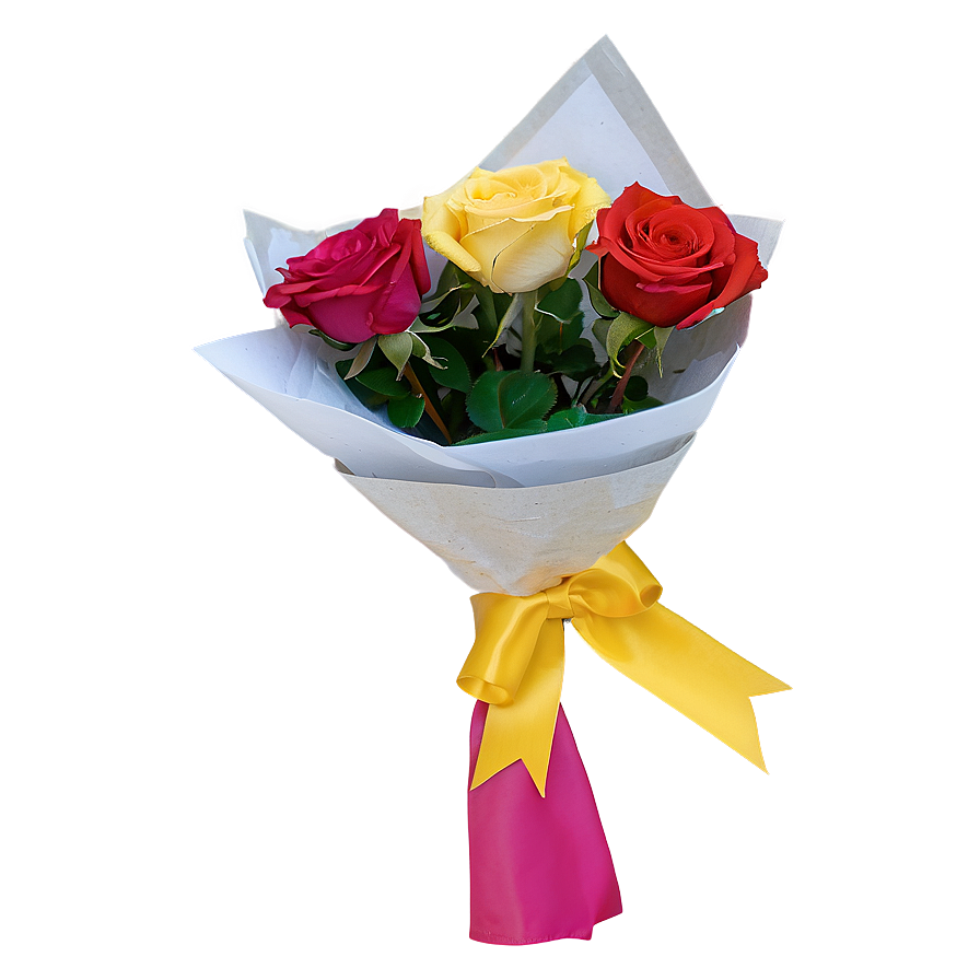 Mixed Roses Bouquet Png 19 PNG Image