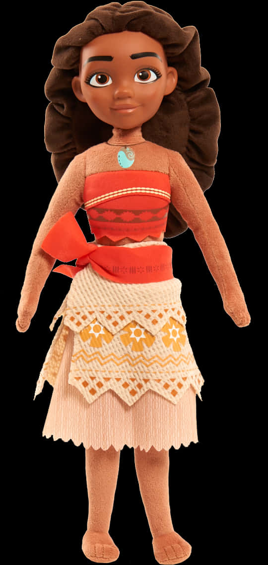 Moana Animated Character Doll PNG Image