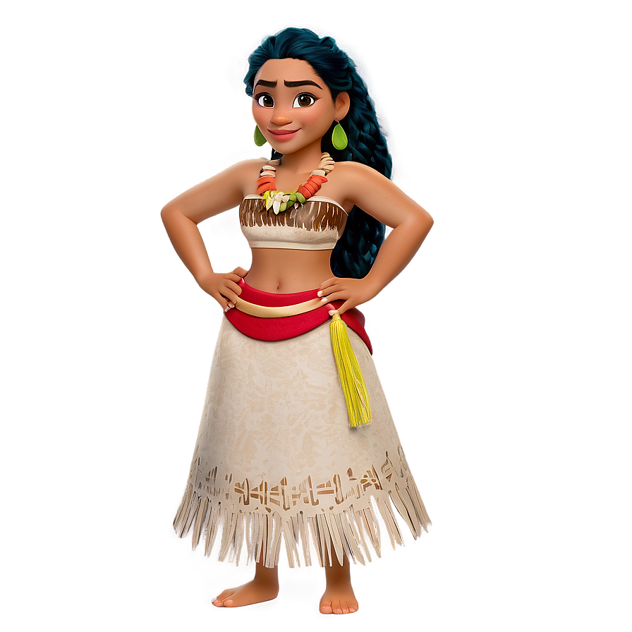 Moana Traditional Outfit Png 05032024 PNG Image