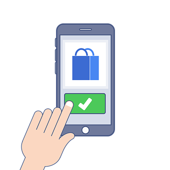 Mobile Checkout Confirmation PNG Image