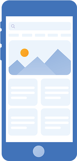 Mobile Interface Graphic Placeholder PNG Image