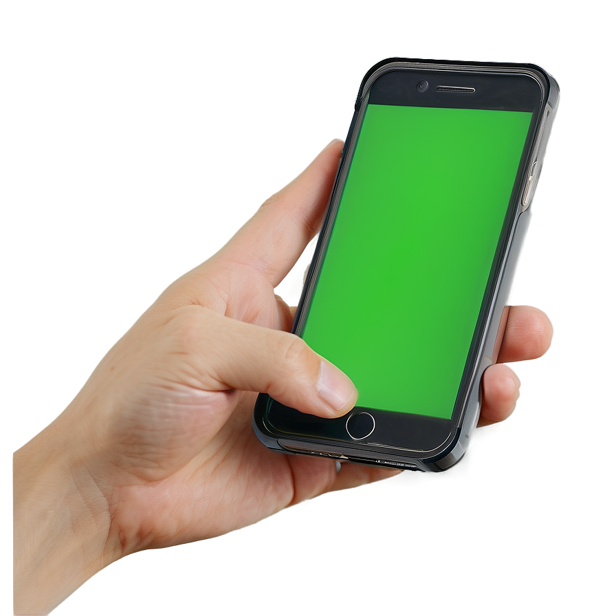 Mobile Phone Green Screen Png Smq64 PNG Image