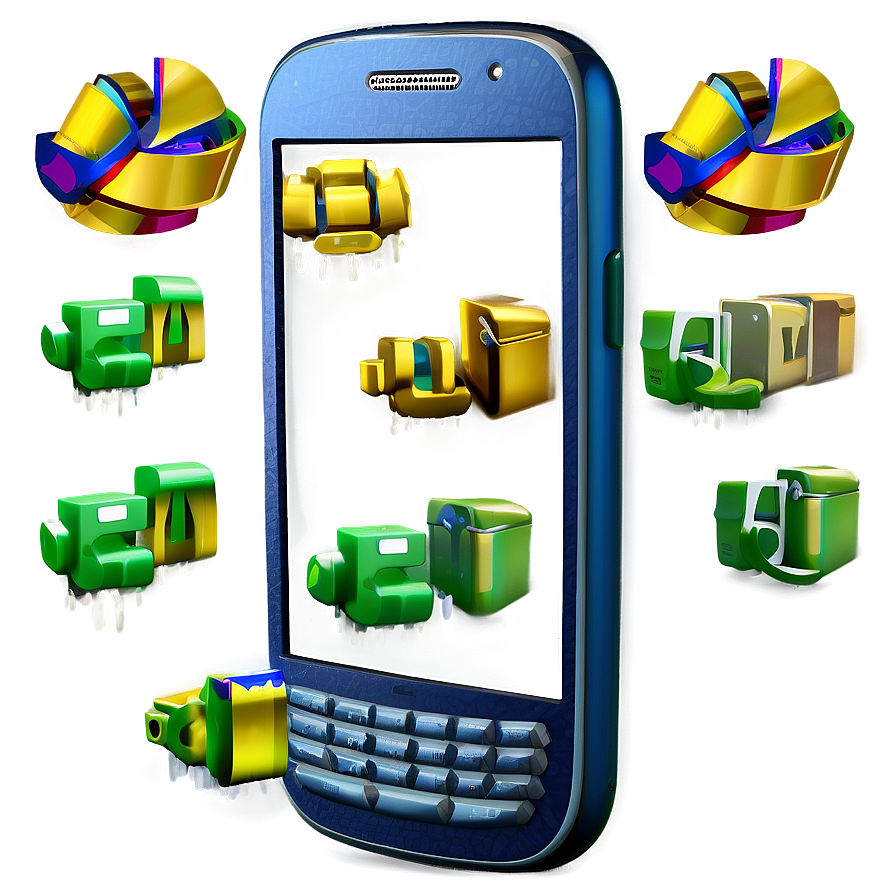 Mobile Phone With Large Storage Png 06112024 PNG Image