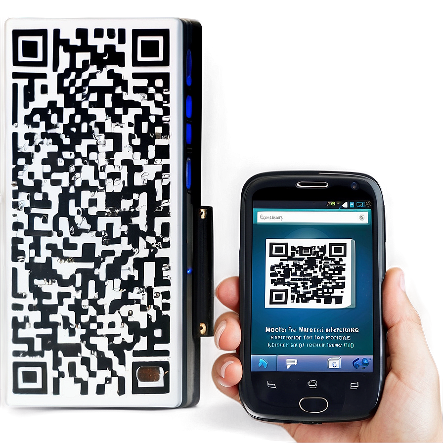 Mobile Phone With Qr Code Scanner Png 06112024 PNG Image