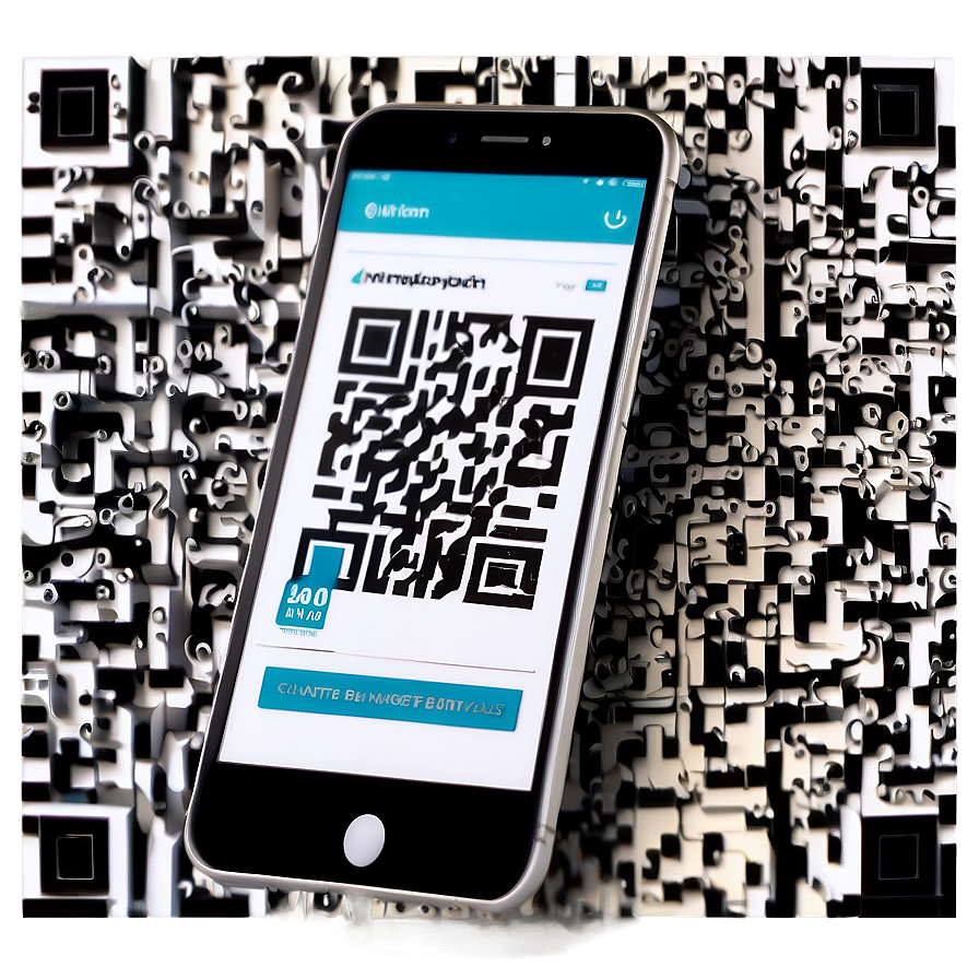 Mobile Phone With Qr Code Scanner Png 52 PNG Image