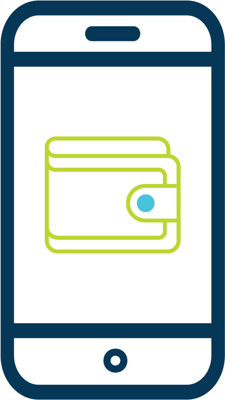 Mobile Wallet Icon PNG Image