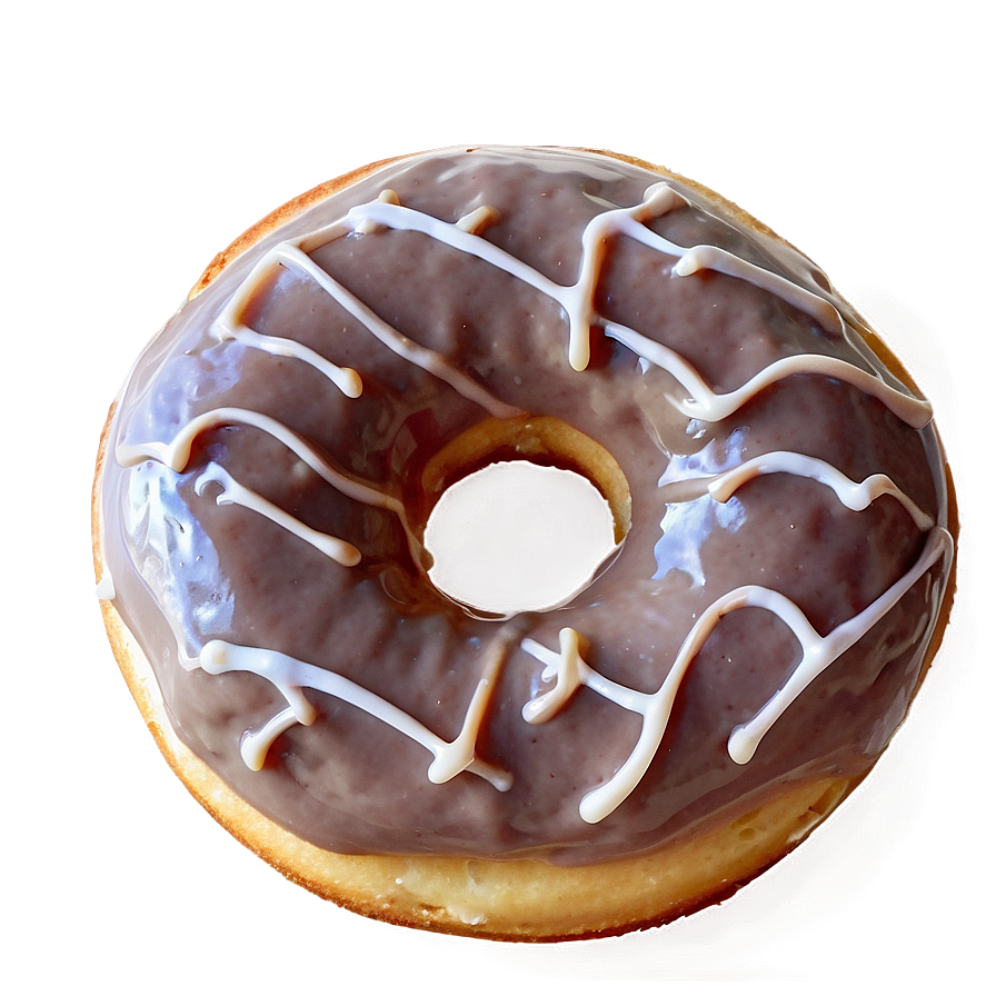 Mocha Swirl Donut Png Cyk PNG Image