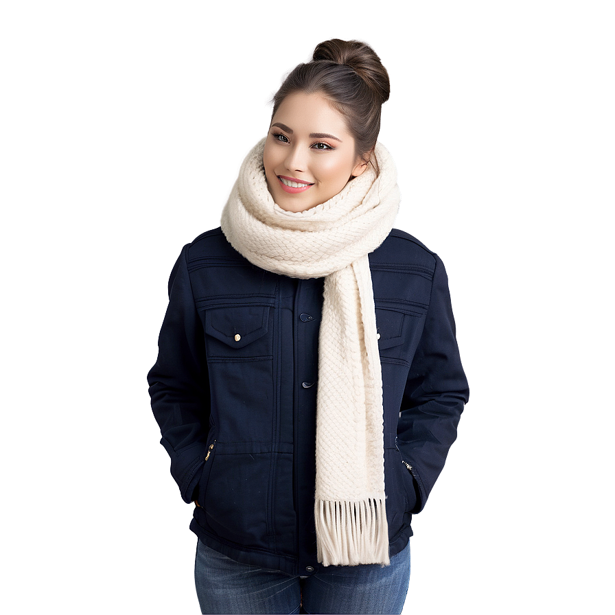 Model In Winter Fashion Png Ryk PNG Image