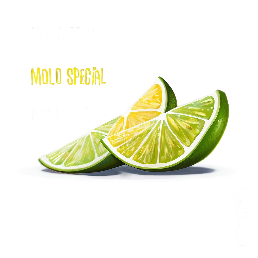 Modelo Especial Lime Wedge Png Cqs PNG Image